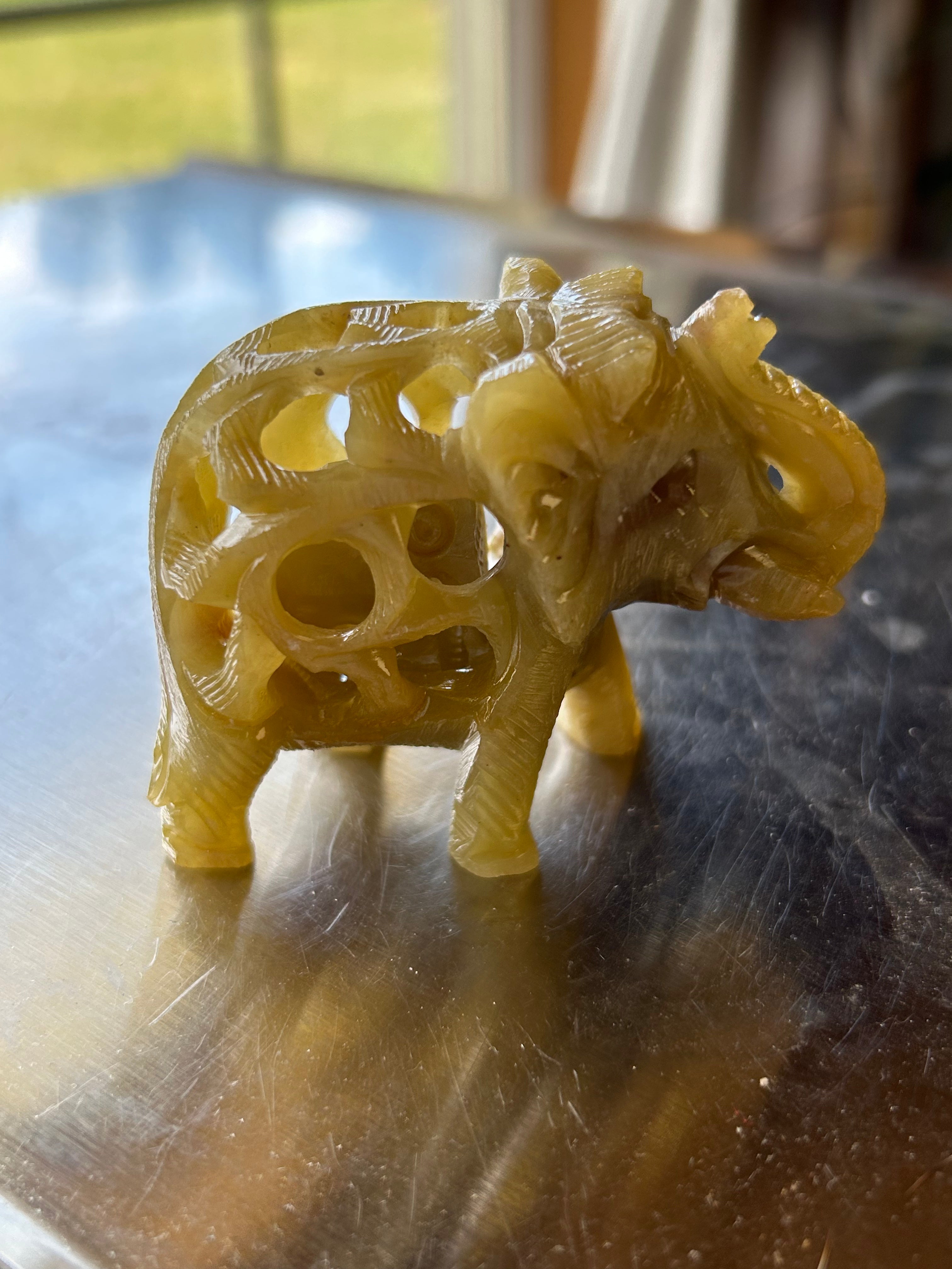 Hand Carved Soapstone Animals Mountain Mineral Market